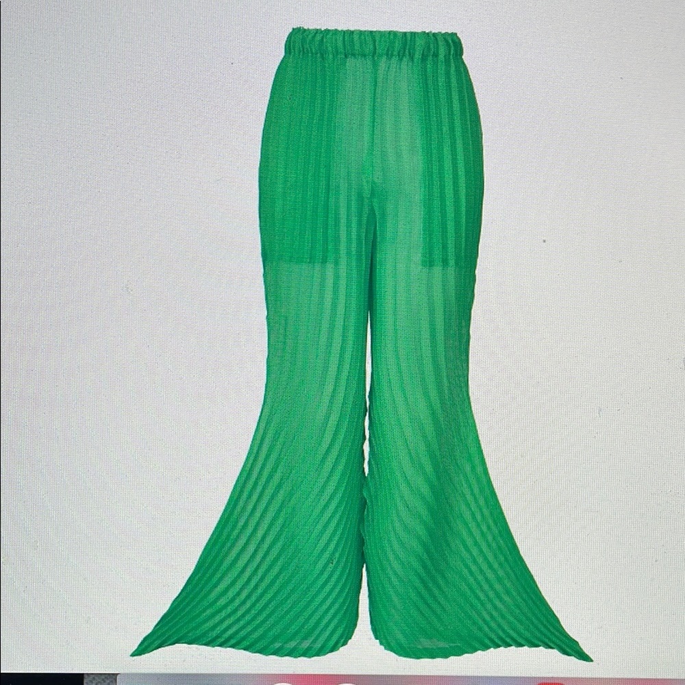 Issey Miyake Wander NEW pants with Flare.